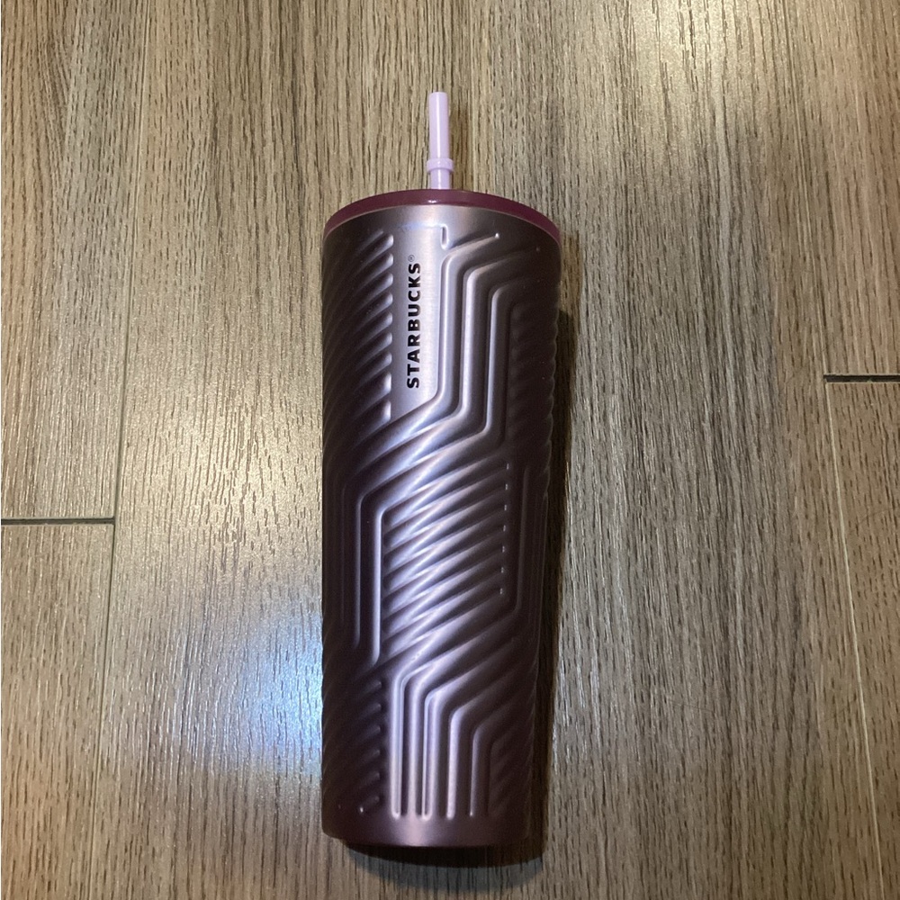 Starbucks 2025 Angular‎ Pink Soft Stainless Steel Tumbler – 24 oz Venti